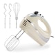 image 1 of VonShef 300W Cream Hand Mixer Electric Whisk with 5 Speeds