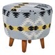 image 3 of Interiors by Premier Cefena Round Footstool
