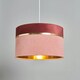 image 3 of BHS Violet 40cm Mixed Fabric Easyfit Shade, Pink