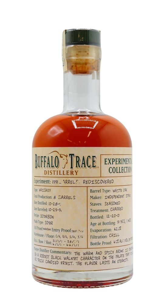 Buffalo Trace - Experimental Collection - Rediscovered Barrels 1991 19 year old Whiskey