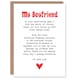 image 1 of Greeting Card Love Poem Gamer Nerd Boyfriend Romantic Valentine's Day