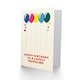 image 2 of Lovely Niephling Colourful Balloons Rainbow Birthday Card