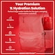 image 2 of Leak Proof 1 Litre Water Bottle, BPA Free, 1000ml (32oz) | Red | Red | 1L