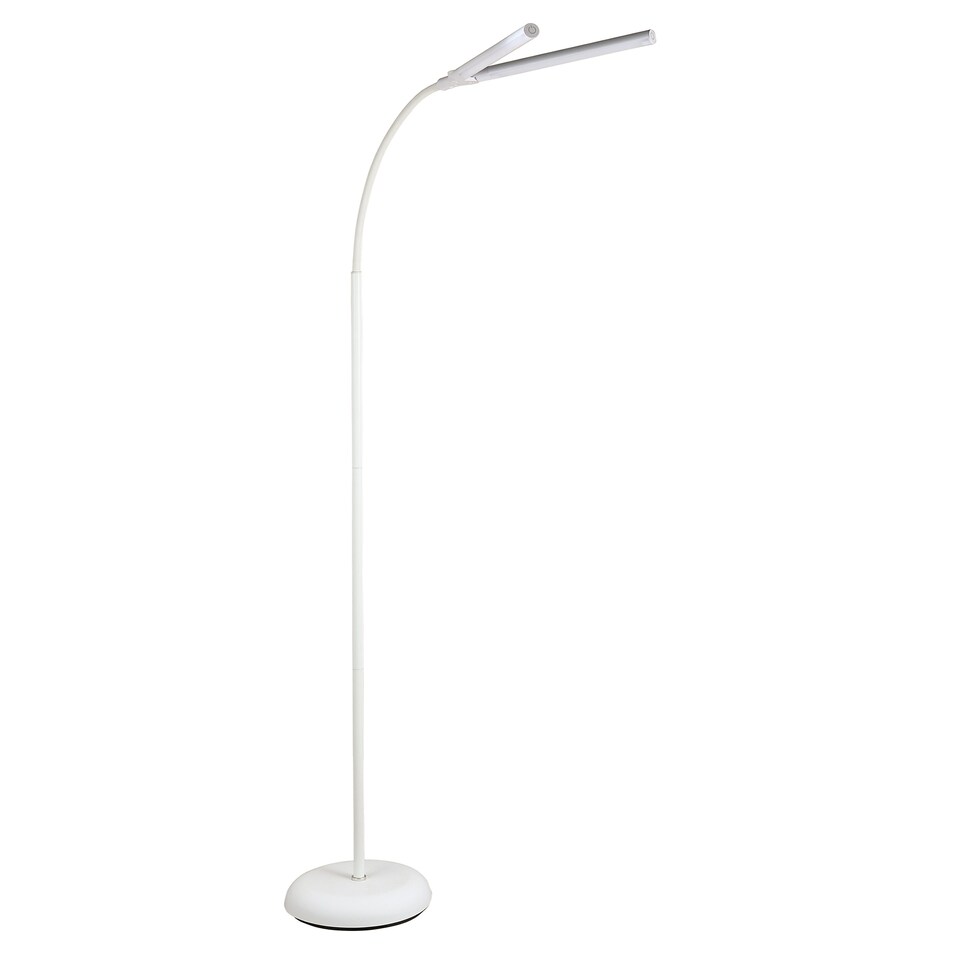 image 1 of PURElite Natural Daylight Floor Lamp - 2 Lights for Extra Power with 4 Brightness Settings for Reading & Crafts
