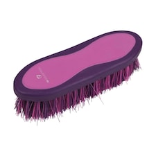 HySHINE Pro Groom Horse Dandy Brush - Purple/Pink - 20.5cm x 6.2cm