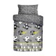 image 3 of Bedlam Football Duvet Cover Set Grey