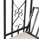 image 6 of Outsunny Garden Metal Arch Bench, Outdoor Furniture Chair with Cushion Outdoor Patio Rose Trellis Arbour Pergola, for Climbing Plant 114L x 60W x 206H cm