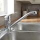 image 2 of Standard Monobloc Kitchen Sink Mixer Tap Chrome Swivel Spout