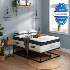 SleepSoul Luna 1000 Pocket Memory Pillow Top Mattress Small Double | White | 1