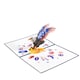 image 3 of Wings of Freedom 3D Pop-Up Independence Day Card