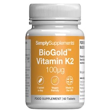 BioGold Vitamin K2 100mcg - 60 Tablets