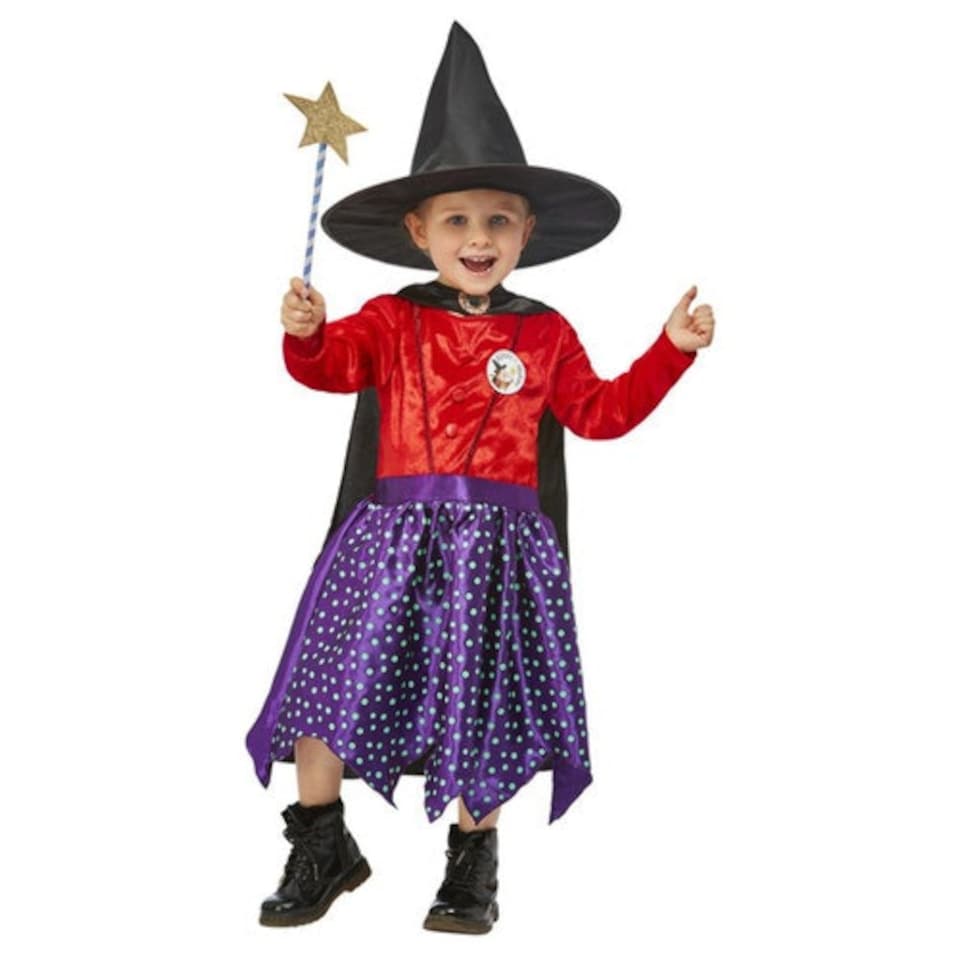 image 1 of Room On The Broom Julia Donaldson Girls Fancy Dress Costume Kids Medium - Age 7-9