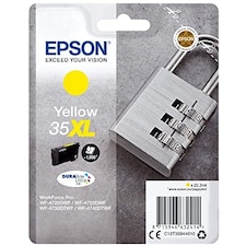 Epson 35XL Yellow Padlock High Yield Genuine Ink, Claria Photo HD Ink Cartridge