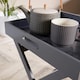 image 5 of Folding Butlers Side Table Portable Wooden Food Serving Tray | Grey