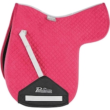 Performance Suede Horse Numnah - Raspberry - 17in - 18in