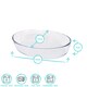 image 6 of Argon Tableware Oval Glass Oven Dish - 26cm x 18cm | Clear | Clear | 26cm x 18cm