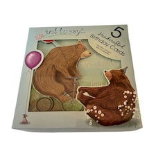 Tallon Just To Say Hand Made Lux Teddy Birthday Card (Box of 5)