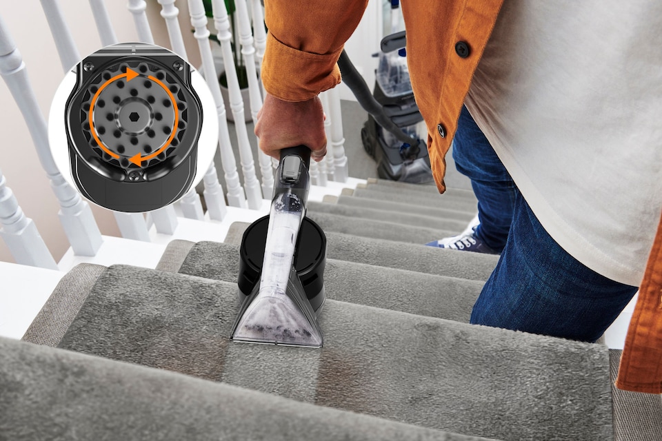 image 1 of VAX SpinScrub Power Plus Carpet Cleaner CDCW-SSXA