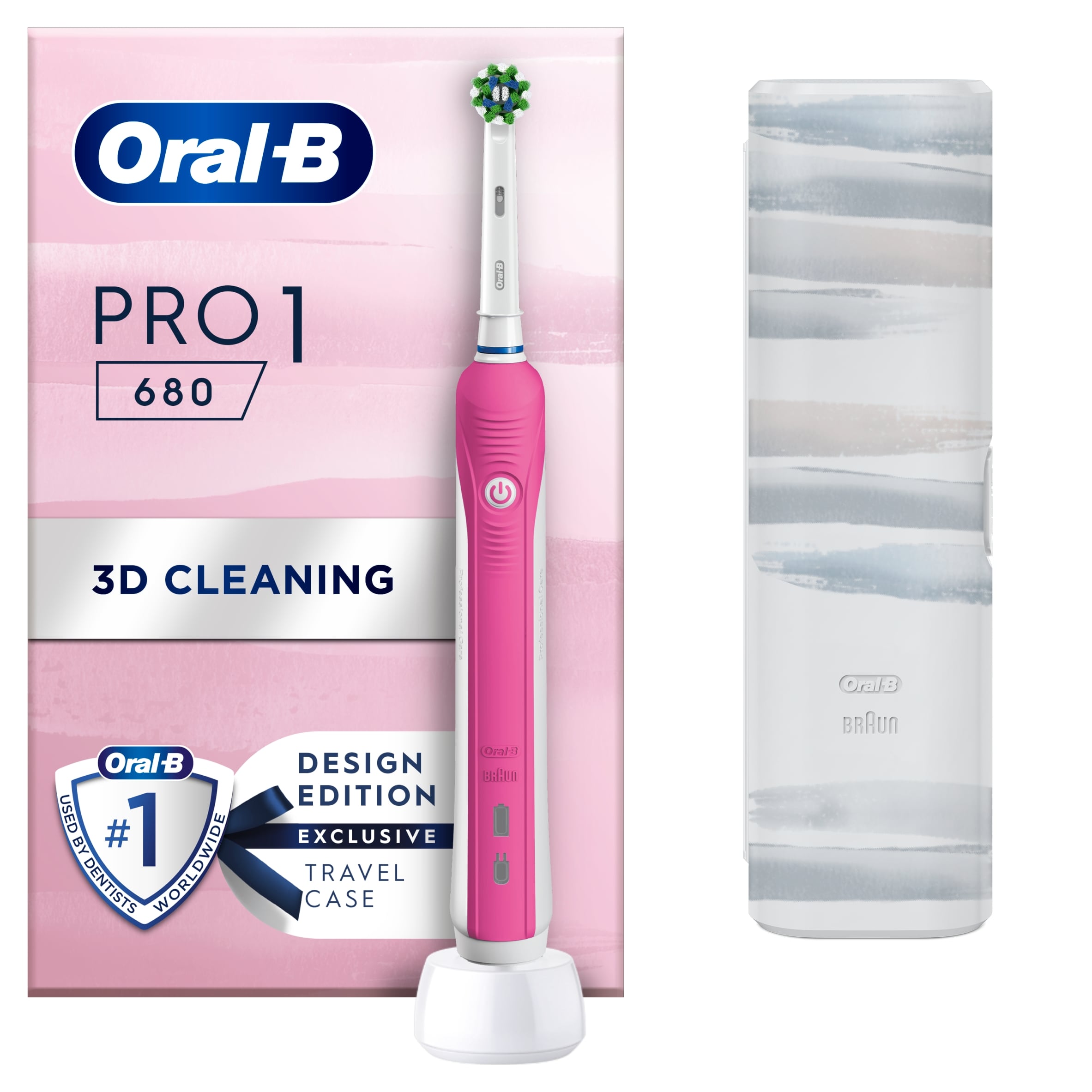 Oral-B Pro Series 1 680 Pink Electric Toothbrush
