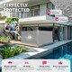 image 3 of Double-sided retractable awning & privacy screen Grey | 200 x 600 cm