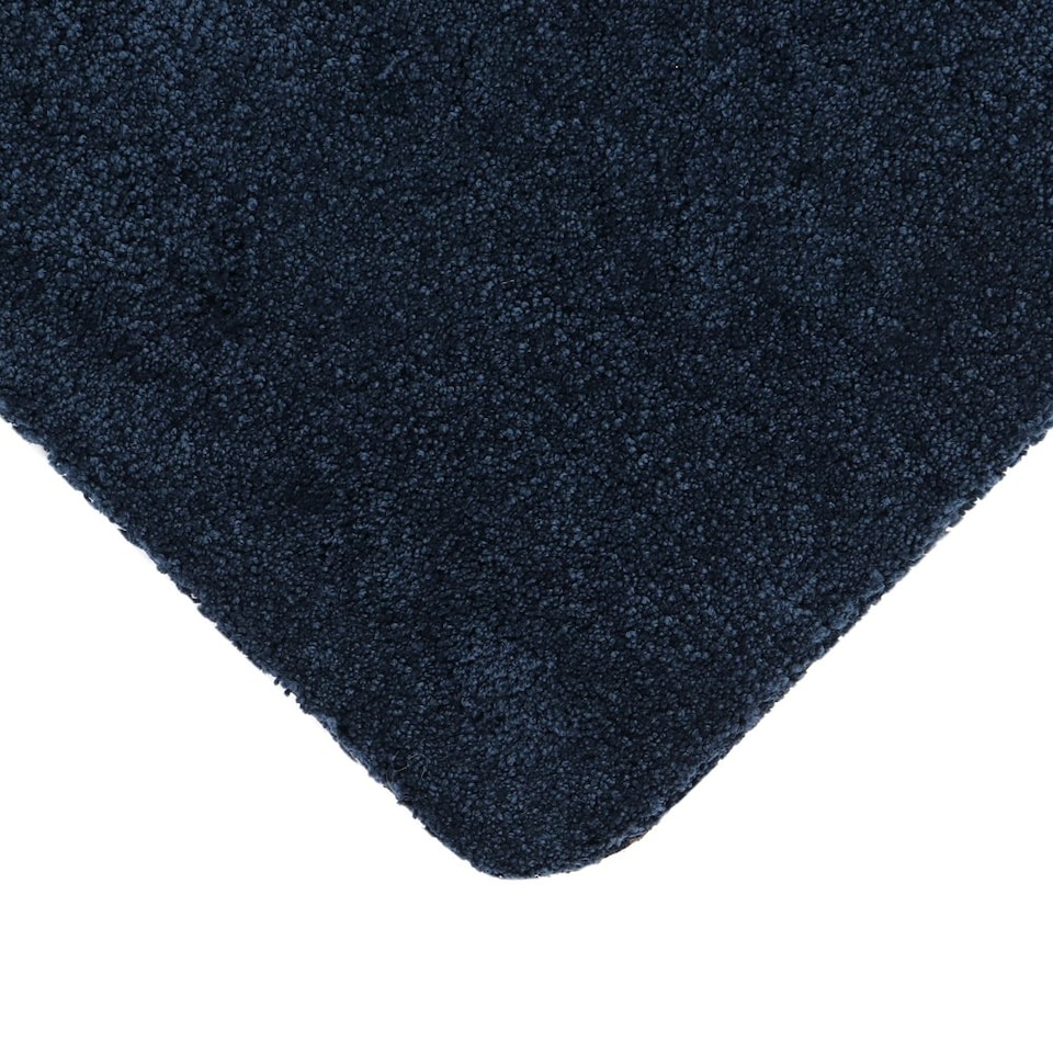 image 1 of JVL Solemate Machine Washable Bath Mat 60x100cm - Navy Blue | Blue