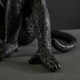 image 2 of ValueLights Monkey Animal Quirky Modern Black Table Lamp