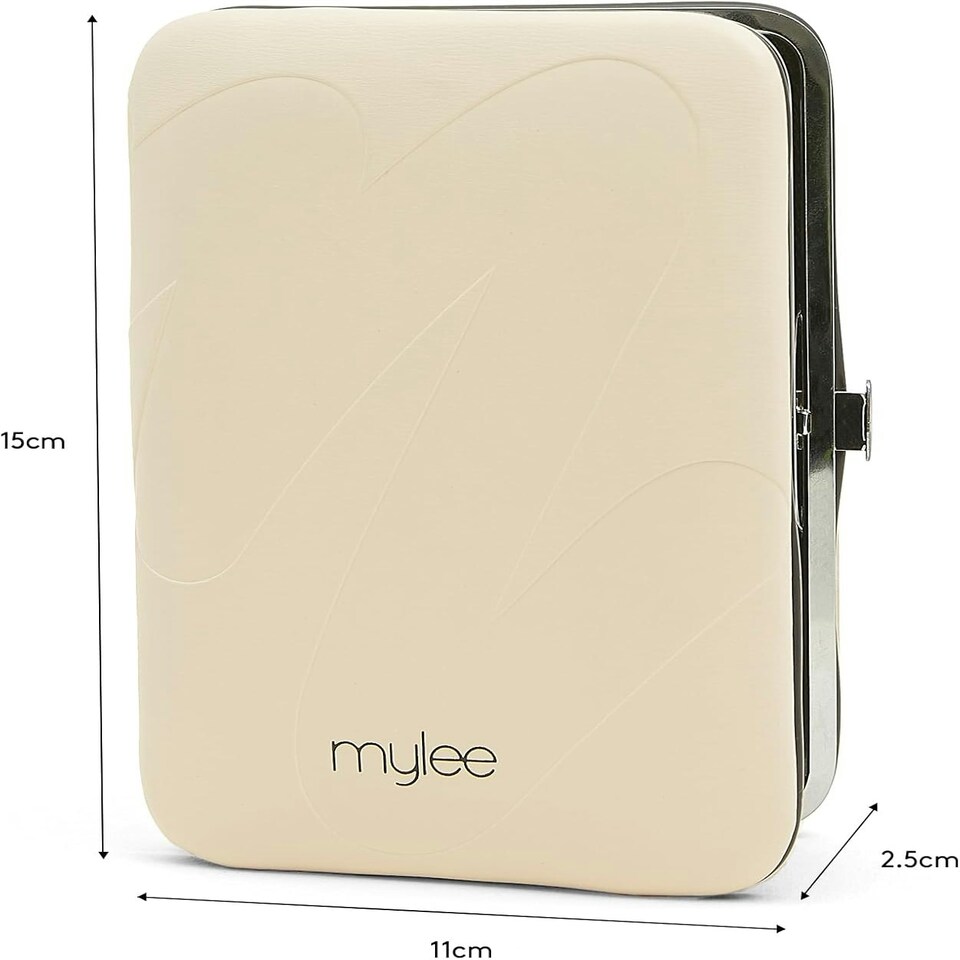 image 1 of Mylee Manicare Kit - Manicure Tools Set - Includes Cuticle Nippers, Small Nail Clipper & Dual-Ended Cuticle Pusher