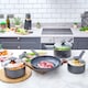 image 6 of Stoven Noir 4 Piece Saucepan Set with 28cm Frying Pan