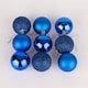 image 3 of 50mm/18Pcs Christmas Baubles Shatterproof Blue,Tree Decorations