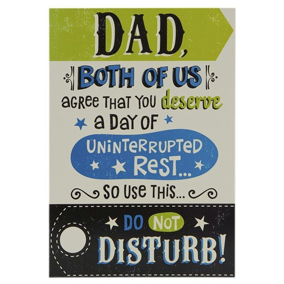 image 1 of Humorous Father's Day From Both Of Us Father's Day Card