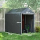image 5 of Outsunny 1.2 x 1.8m Garden Storage Shed Tent, Portable Shed Shelter with Galvanised Steel Frame and Large Door, for Motorbike, Garden Tools, Bike Storage | Grey | 1