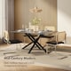 image 2 of VonHaus Bridgewater Cantilever Style Dining Chairs Set of 2