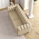 image 5 of Chesterfield Fabric Button back Sofa Settee - Victoria