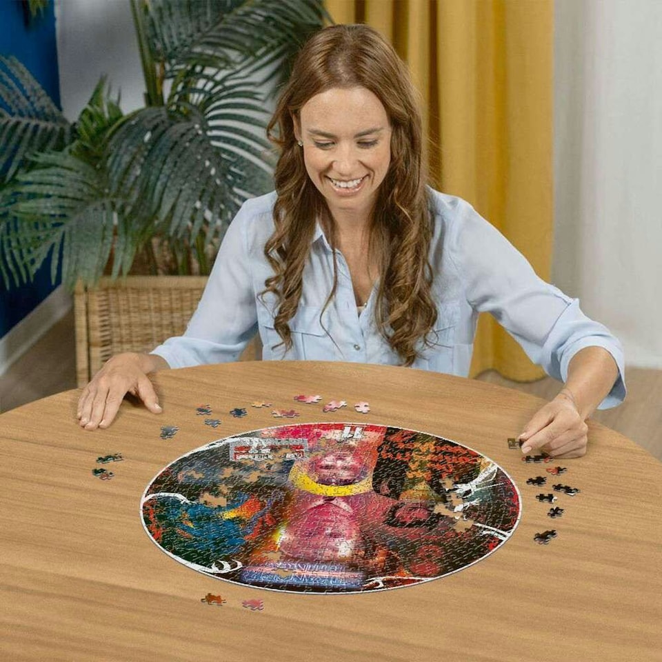 image 1 of Ravensburger Stranger Things 500 Piece Round Jigsaw Puzzle