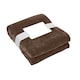 image 1 of MidOcean Logan RPET Fleece Blanket - Chocolate - One Size | Brown