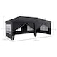 image 5 of Outsunny 3 x 6m Pop Up Gazebo Height Adjustable Party Tent w/ Storage Bag Grey