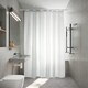 image 1 of White Polyester Shower Curtain 200 x 200 cm