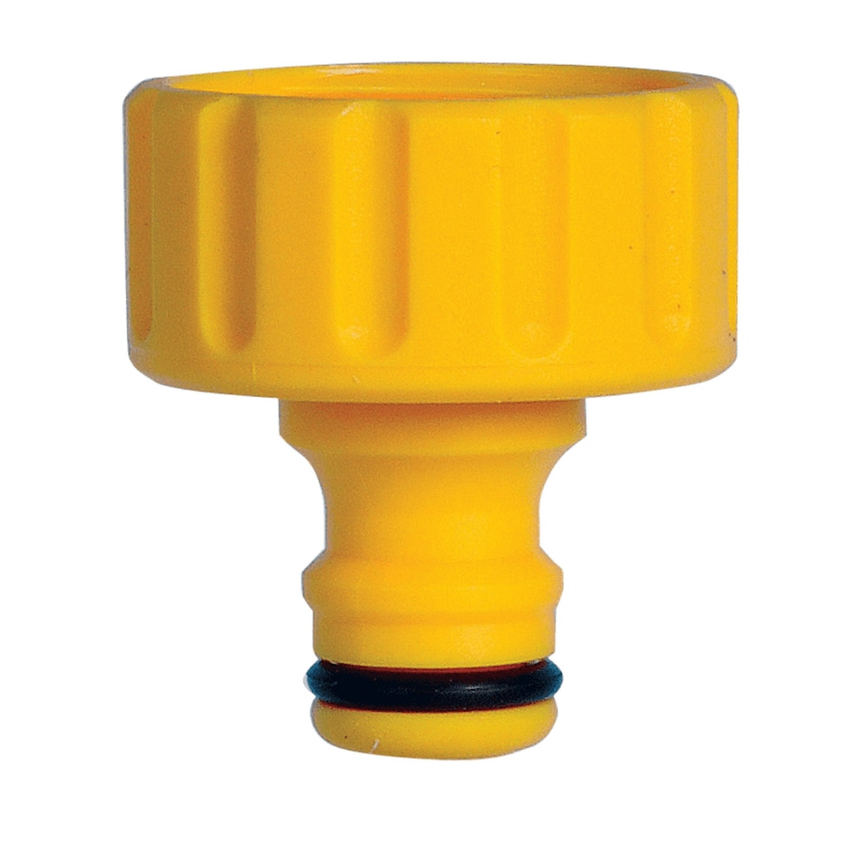 image 1 of Hozelock Threaded Tap Connector BSP - Yellow - One Size