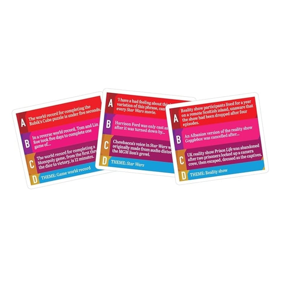 image 1 of Cheatwell Games No Way Quiz Card Game