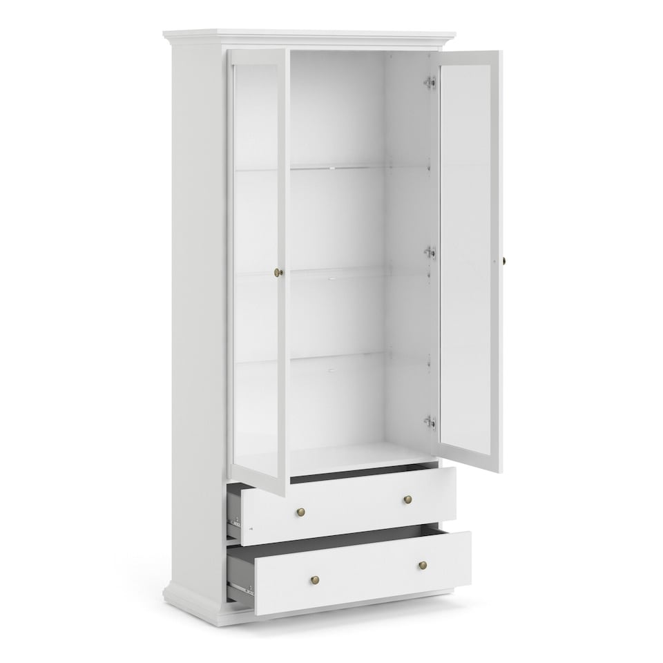 image 1 of Paris China cabinet in White