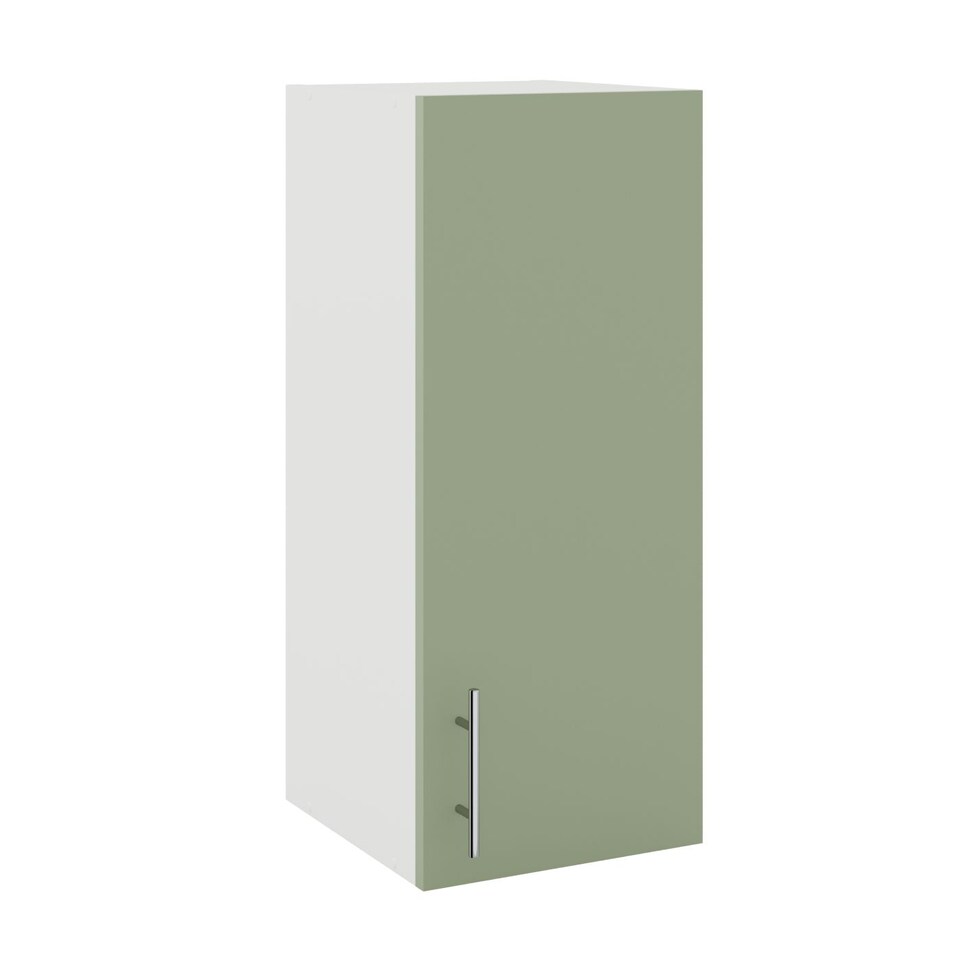 image 1 of JD Greta Kitchen Wall Unit 300mm Storage Cabinet With Doors and Shelf 30cm - Sage Green Matt