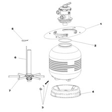 Certikin Laterals - 110Mm - Suits 400-450Ø Filter (CE04300119)