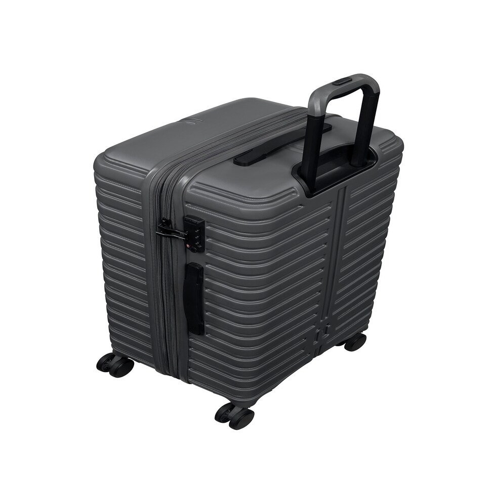 image 1 of IT Luggage Jumbo Charcoal Large Suitcase with TSA Lock Grey | Large
