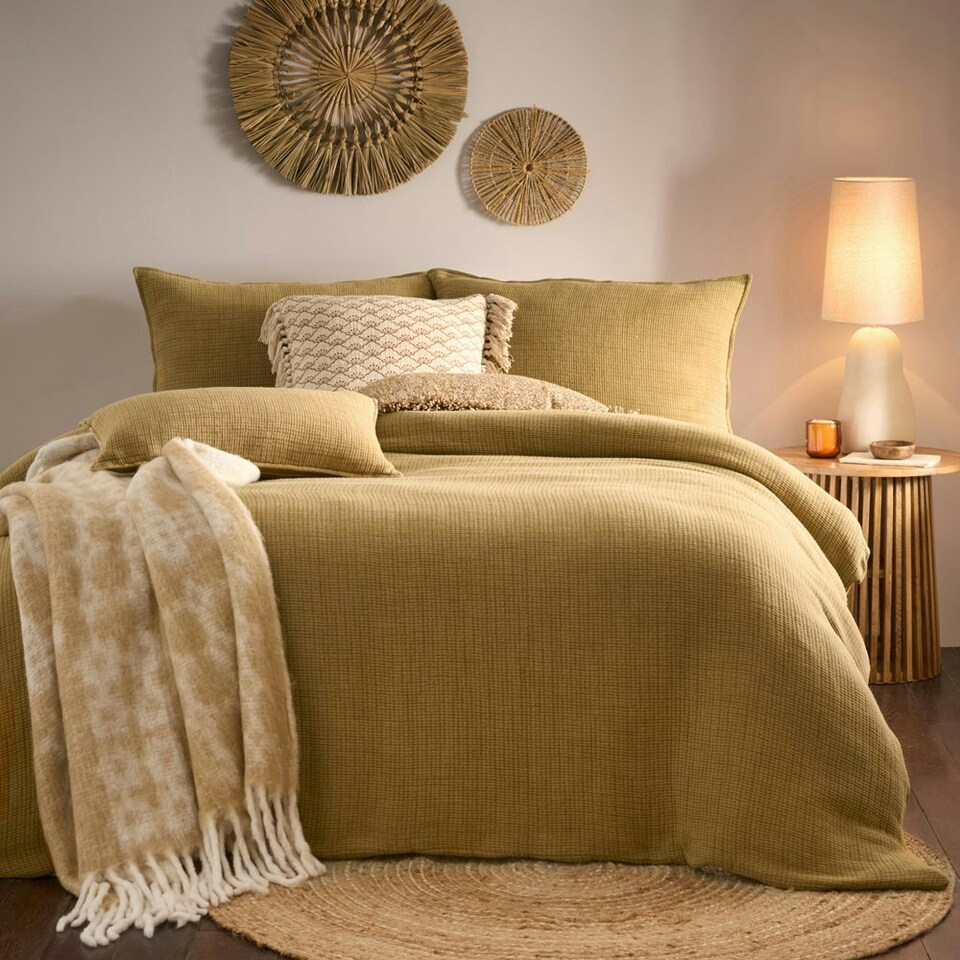 image 1 of Yard Ribble Acid Washed King Duvet Cover Set