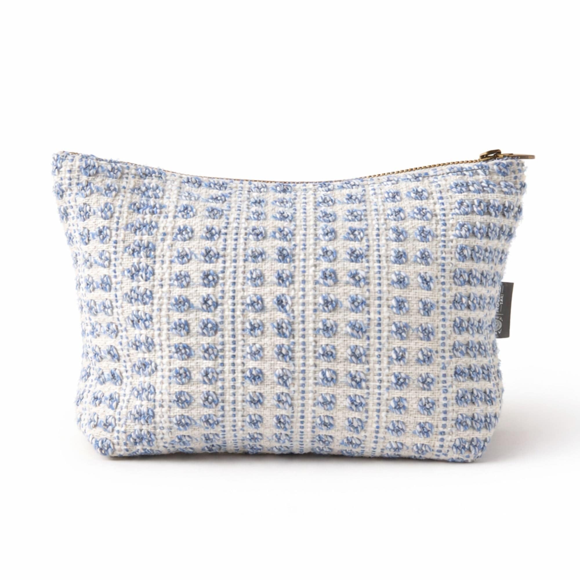 Serenityy Nomad Sari Toiletry Bag - Indigo Echo