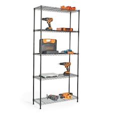 VonHaus 5 Tier Wire Shelving Unit for Home Storage