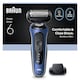 image 1 of Braun Series 6 Electric Shaver, +1 Attachment, 62-B1200S, Blue