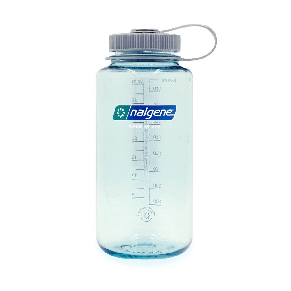 image 1 of Nalgene Wide Mouth 1L Tritan Sustain Water Bottle - Sea Foam