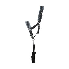 Hy Sport Active Head Collar And Rope - Black - Pony