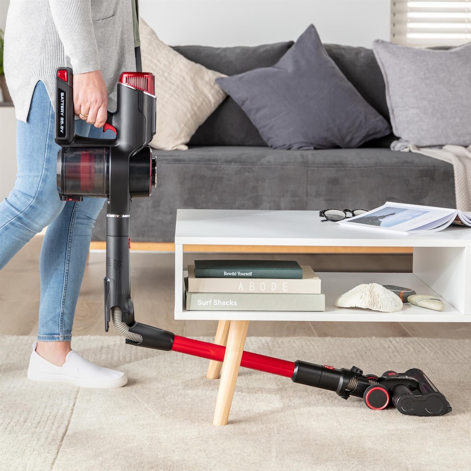 image 1 of Ewbank EW3040 AIRSTORM1 2-in-1 Cordless Pet Stick Vacuum Cleaner, Red